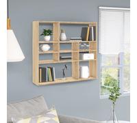 Modern Wall Shelf Wall-Mounted Shelf Storage Display Rack Organiser Unit vidaXL