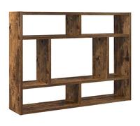 Wall Shelf Wall-Mounted Shelf Storage Display Rack Engineered Wood vidaXL