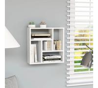 Vidaxl Wall Shelf White 45.1X16X45.1 Cm Engineered Wood
