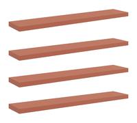 vidaXL Wall Shelf Wall-mounted Beige 120 x 23.5 x 4 cm Engineered Wood