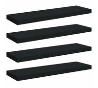 Vidaxl Floating Wall Shelf High Gloss Grey 80X23.5X3.8 Cm Mdf