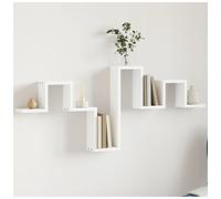 Wall Shelf White 104.5x10x43 cm Engineered Wood Minimalist Indoor Floating Bar