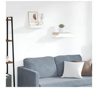 Floating Wall Shelves Bookcase Storage Rack Display Hanging Shelf MDF vidaXL