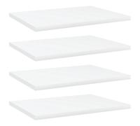 vidaXL Bookshelf Boards 4 pcs White 40x30x1.5 cm Engineered Wood