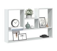 (white) vidaXL Wall Shelf Floating Shelf Display Storage Shelf Engineered Wood