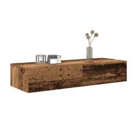 Vidaxl Wall Shelf With Drawers Old Wood 100X36X19 Cm Engineered Wood
