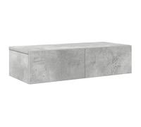 (sonoma oak, 60 x 26.5 x 15 cm) vidaXL Wall Shelf with Drawers Floating Storage Display Shelf Engineered Wood