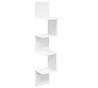 Wall Shelf with Shelf Wall-mounted with Storage Engineered Wood Home vidaXL