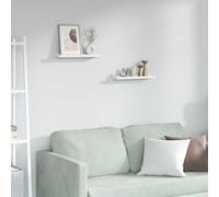 Wall Shelf with Shelf Wall-mounted with Storage Engineered Wood Home vidaXL