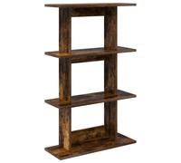 Wall Shelf with Shelf Wall-mounted with Storage Engineered Wood Modern vidaXL