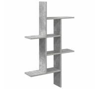 Wall Shelf with Shelf with Storage Engineered Wood Floating Modern vidaXL