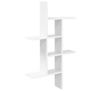 Wall Shelf with Shelf with Storage Engineered Wood Floating Modern vidaXL