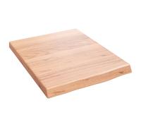 (light brown, 40 x 50 x 4 cm) vidaXL Wall Shelf Wooden Floating Shelf Display Shelf Treated Solid Wood Oak