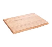 vidaXL Wall Shelf Light Brown 40x30x2 cm Treated Solid Wood Oak