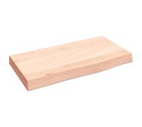 (brown, 40 x 20 x 4 cm) vidaXL Wall Shelf Wooden Floating Shelf Display Shelf Treated Solid Wood Oak