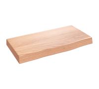Wall Shelf Wooden Floating Shelf Display Shelf Treated Solid Wood Oak vidaXL