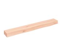 Vidaxl Wall Shelf Light Brown 140X50X6 Cm Treated Solid Wood Oak, Brown