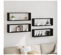 Wall Shelves with Shelf Wall-mounted Engineered Wood Display Home Decor vidaXL