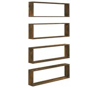 Wall Shelves Floating Rack Display Shelf Bookshelf Engineered Wood vidaXL