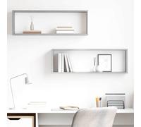 Wall Shelves Floating Rack Display Shelf Bookshelf Engineered Wood vidaXL