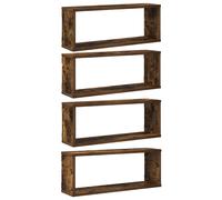 Wall Shelves Floating Rack Display Shelf Bookshelf Engineered Wood vidaXL