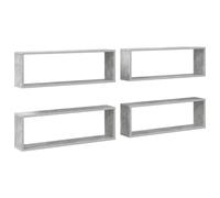 vidaXL Wall Shelves 2 pcs Artisian Oak 80 x 15 x 26 cm Engineered Wood