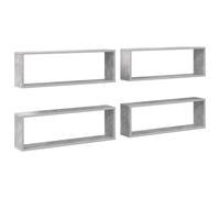 Wall Shelves Floating Rack Display Shelf Bookshelf Engineered Wood vidaXL