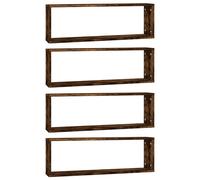 Wall Shelves Floating Rack Display Shelf Bookshelf Engineered Wood vidaXL