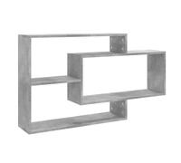 vidaXL Wall Shelf Concrete Grey 104x20x58.5 cm Engineered Wood