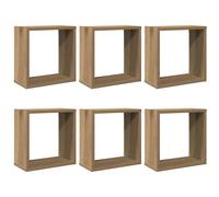 Wall Shelves Floating Rack Display Shelf Bookshelf Engineered Wood vidaXL