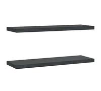 Wall Shelves Floating Shelf Wall Storage Shelf 2 pcs Stainless Steel vidaXL