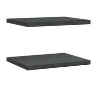 Wall Shelves Floating Shelf Wall Storage Shelf 2 pcs Stainless Steel vidaXL