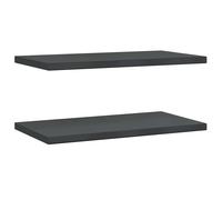 Wall Shelves Floating Shelf Wall Storage Shelf 2 pcs Stainless Steel vidaXL