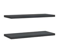 Wall Shelves Floating Shelf Wall Storage Shelf 2 pcs Stainless Steel vidaXL