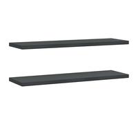 Wall Shelves Floating Shelf Wall Storage Shelf 2 pcs Stainless Steel vidaXL