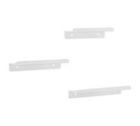 Wall Shelves Floating Shelf Wall Storage Shelf 3 pcs Stainless Steel vidaXL