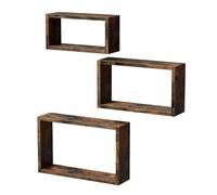 Wall Shelves Rustic Brown