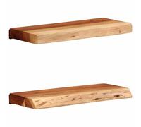Wall Shelves Solid Wood Acacia Wall Floating Shelf Wall Shelf Unit vidaXL