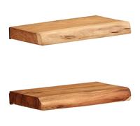 Wall Shelves Solid Wood Acacia Wall Floating Shelf Wall Shelf Unit vidaXL