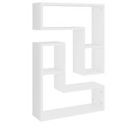 Wall Shelf 2pcs Sonoma Oak Engineered Wood 50x15x50cm Invisible Mounting SetPack