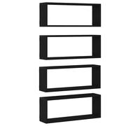 Wall Shelves with Shelf Wall-mounted Engineered Wood Display Home Decor vidaXL