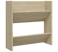 Wall Shoe Cabinet Shoe Rack Hall Shoe Storage Cupboard Engineered Wood vidaXL