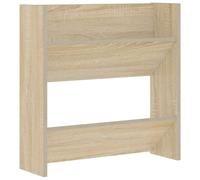 Wall Shoe Cabinet Shoe Rack Hall Shoe Storage Cupboard Engineered Wood vidaXL