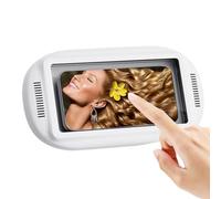 Wall Shower Smartphone Mount - Adhesive Hands-Free Device Bracket | Touch Screen Phone Support For Indoor Areas, Washroom Entertainment, Cooking Spaces And Daily Living