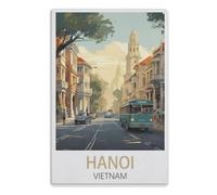 Wall Sign Decor Metal Tin Signs Vintage Retro Wall Signage Hanging Sign Art Collection for Bar Pub Gastropub Bistro CafeHanoi Vietnam15 x 40 cm（ 6 x 16 inch）A796