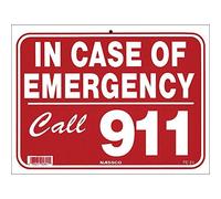 Wall Signs Pool in Case of Emergency Call 911 8 in X 12 in The Little for Large Swimming A Outdoor Real Emergencies Signage Signs Safety Patio