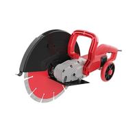Wall Slotting Machine Concrete Water Cooled Dust Free Portable Large Single Slot High Power Road Stone Cutting Saw Effortless Cutting for Various Materials(Set Meal 1)