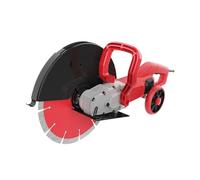 Wall Slotting Machine Concrete Water-Cooled Dust-Free Portable Large Single Slot High Power Road Stone Cutting Saw Effortless Cutting for Various Materials(Set Meal 4)