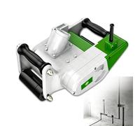 Wall Slotting Machine, Wall Groove Cutter with Diamond Carbide Blade, High Torque Gear System, Low Dust for Circuit and Wiring Repair, 2-220V