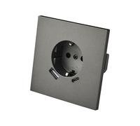 Wall Socket Computer Module High Configuration Black Without Frame Free Combination with Various Designs